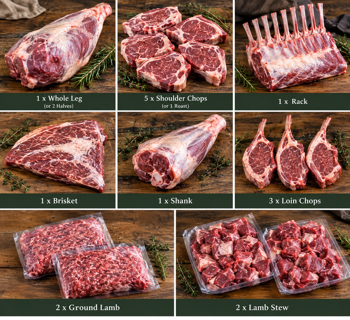 Cut Half Lamb